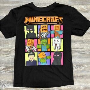 Kids Black Graphic T-Shirt